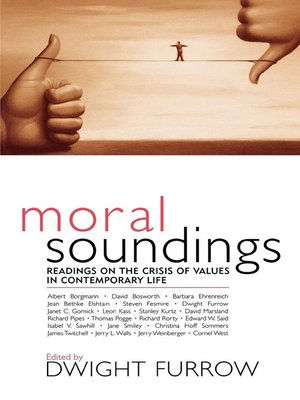 cover image of Moral Soundings